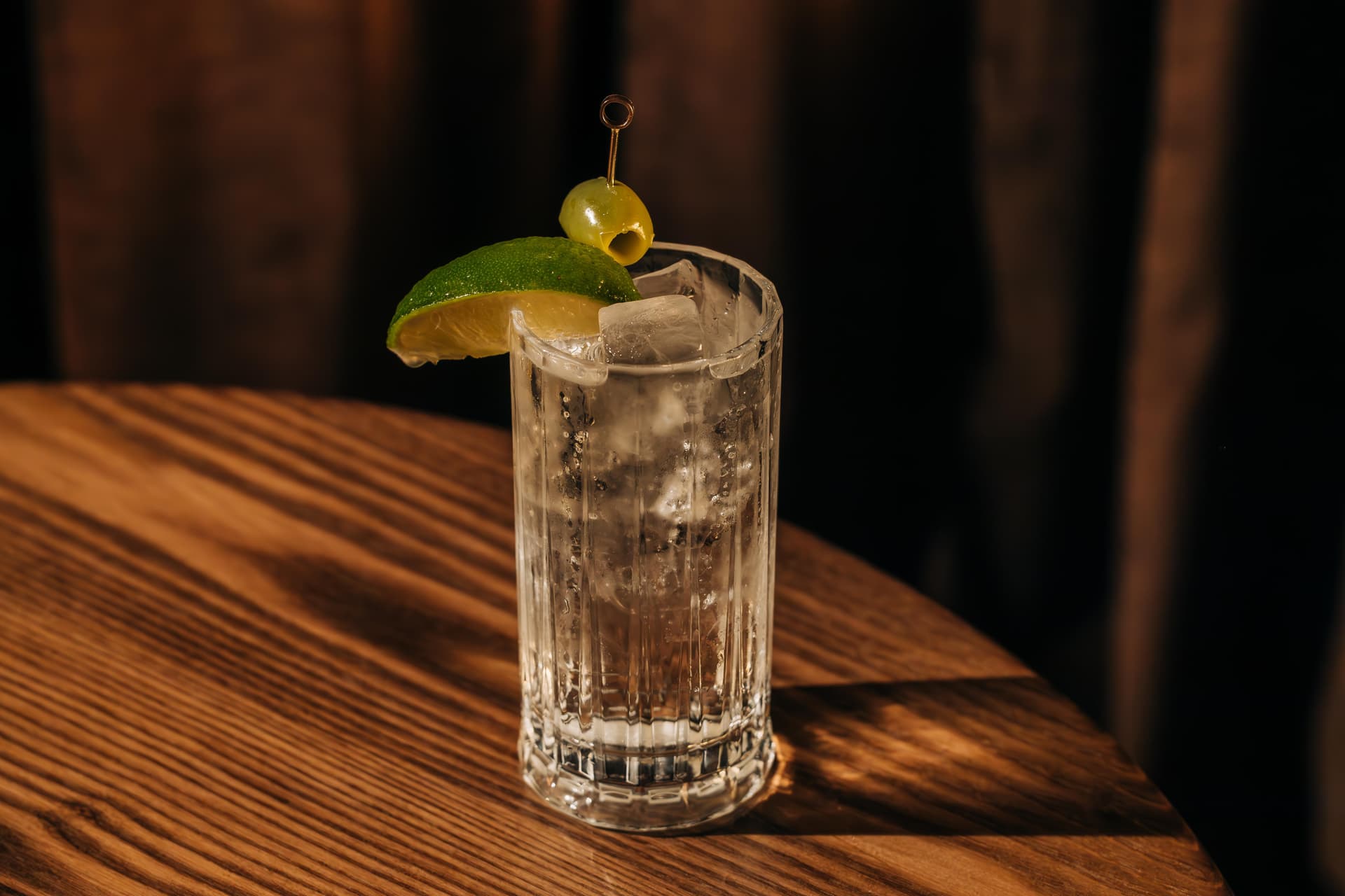 Close Up of Gus' Sip And Dip Clover Club Cocktail