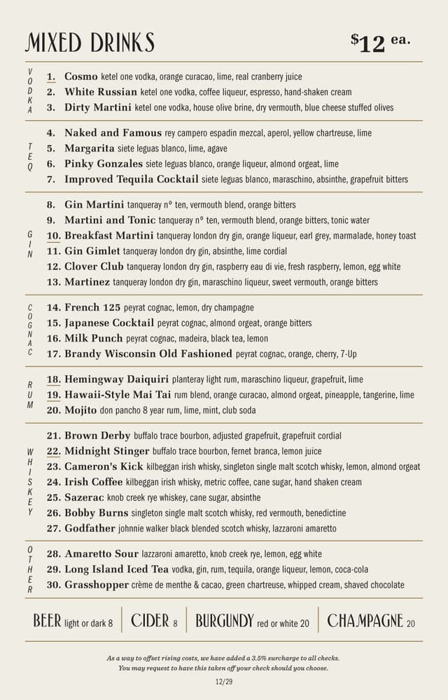 First Sip Menu Home Page - Gus Sip and Dip